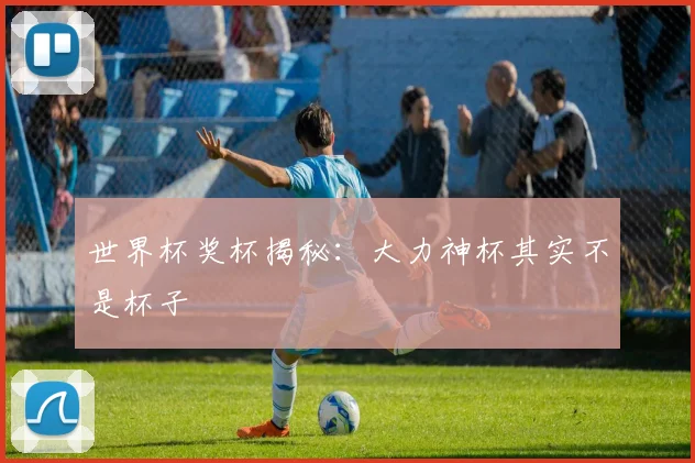 世界杯奖杯揭秘:大力神杯其实不是杯子